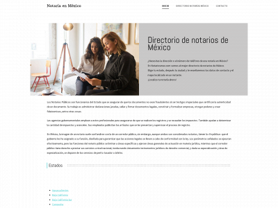 notariosmex.com snapshot
