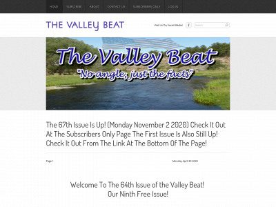 thevalleybeat.net snapshot