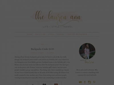 thelaurenann.com snapshot