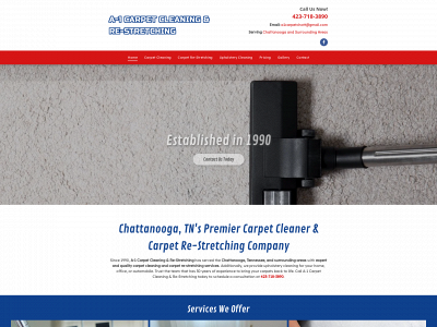 chattanoogacarpet.com snapshot
