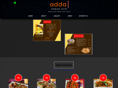 addaindiangrill.com snapshot