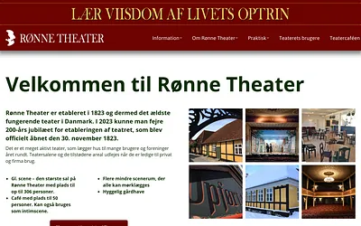 ronnetheater.dk snapshot