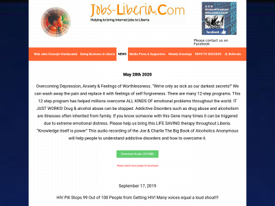 jobs-liberia.com snapshot