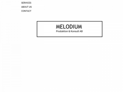 melodium.se snapshot