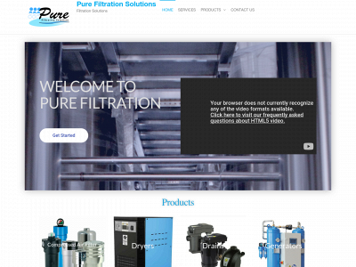 purefiltration.net snapshot