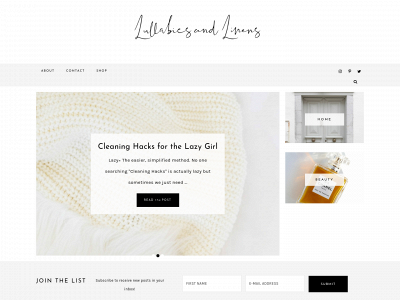 lullabiesandlinens.com snapshot