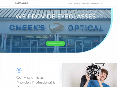 cheeksoptical.com snapshot