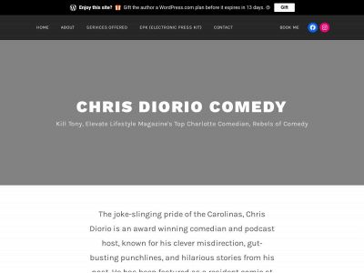 www.thechrisdiorio.com snapshot