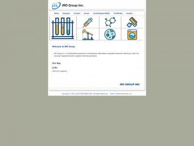 irochemical.com snapshot