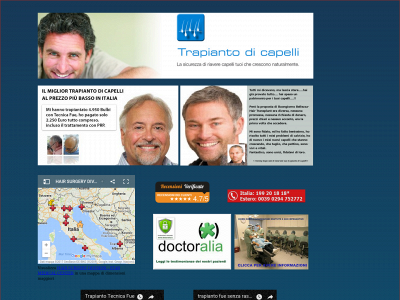trapiantocapelli.co snapshot