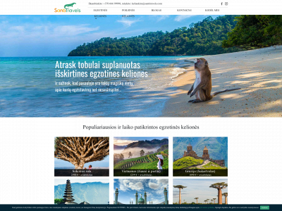 santitravels.com snapshot