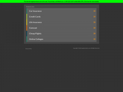 topplrproducts.com snapshot