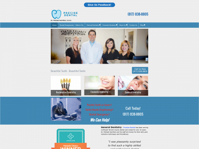 hamiltonprecisedental.com snapshot