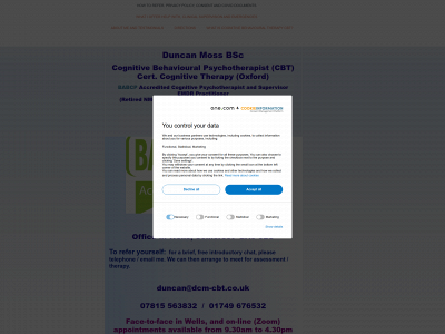 dcm-cbt.co.uk snapshot