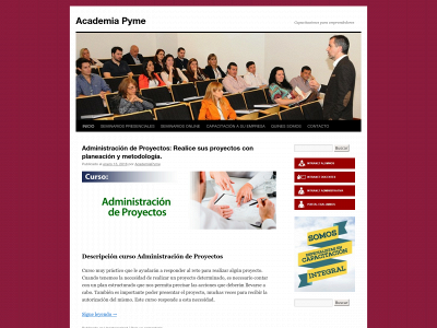 academiapyme.com snapshot