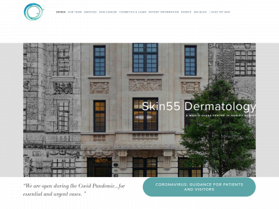 skin55.co.uk snapshot