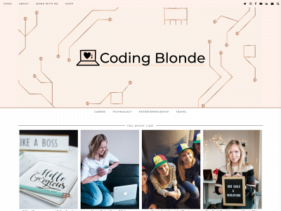 codingblonde.com snapshot