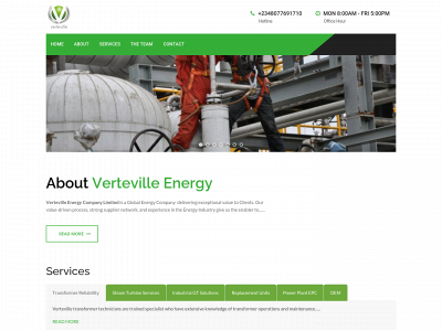 vertevilleenergy.com snapshot
