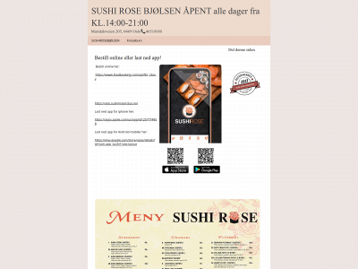 sushirosebjolsen.com snapshot