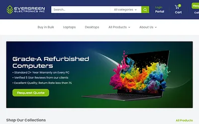 evergreenelectronics.com snapshot