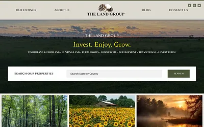 www.thelandgroup.land snapshot