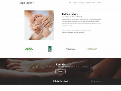 klinikfotvalvet.se snapshot