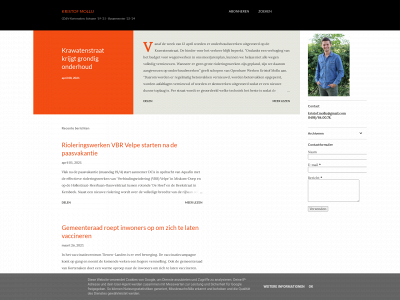 kristofmollu.be snapshot