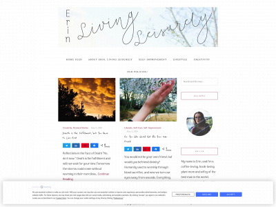 erinlivingleisurely.com snapshot