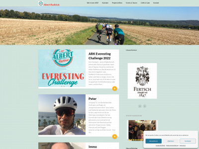 albert-radklub.de snapshot