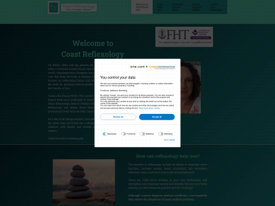 coastreflexologydorset.co.uk snapshot