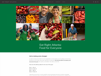 eatrightatlanta.com snapshot