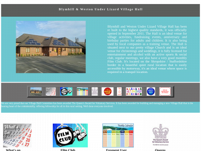 blymhill-westonvillagehall.co.uk snapshot