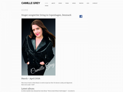 camillegrey.com snapshot