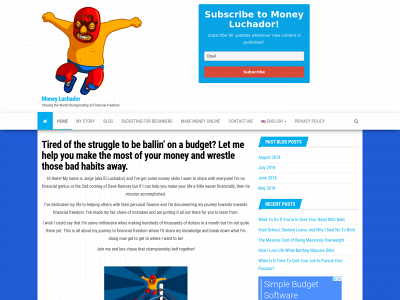 moneyluchador.com snapshot