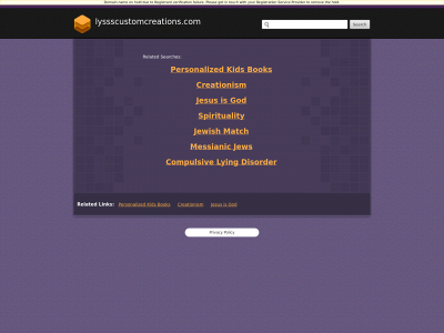 lyssscustomcreations.com snapshot