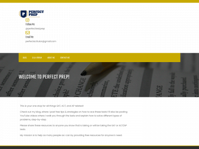 theperfectact.com snapshot