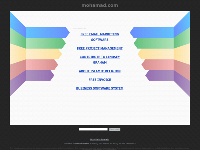 mohamad.com snapshot
