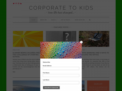 corporatetokids.com snapshot