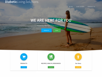 diabeticliving.solutions snapshot