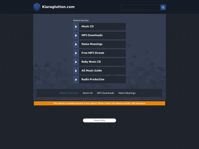kiaraglutton.com snapshot