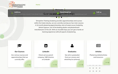 shropshiretrainingacademy.co.uk snapshot