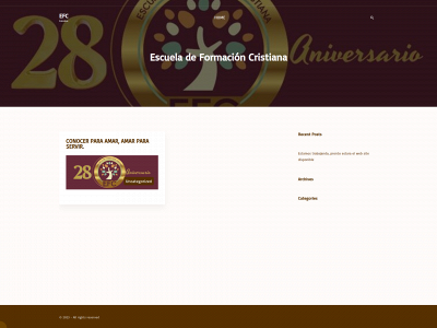 efcclaret.org snapshot