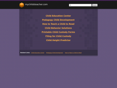 mychildsteacher.com snapshot