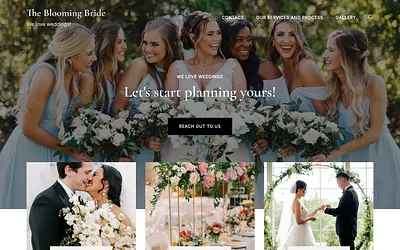 thebloomingbride.com snapshot