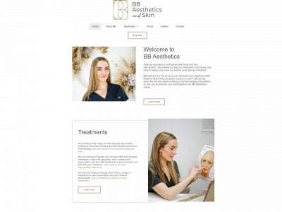 bbaesthetics.co.uk snapshot
