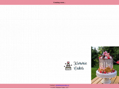 kimmiecakes.co snapshot