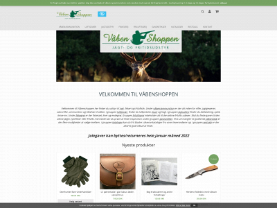 vaabenshoppen.dk snapshot