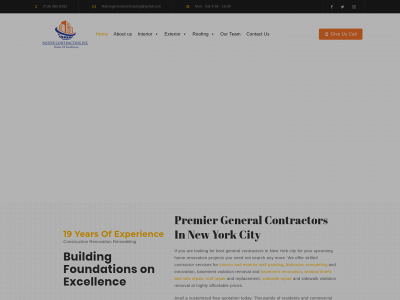 nativecontractinginc.com snapshot