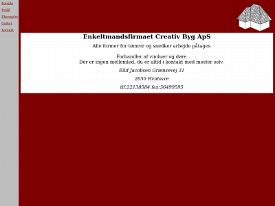 creativbyg.dk snapshot