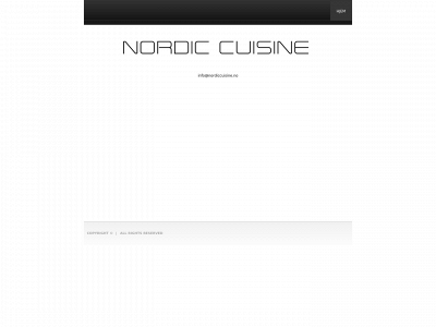 nordiccuisine.no snapshot